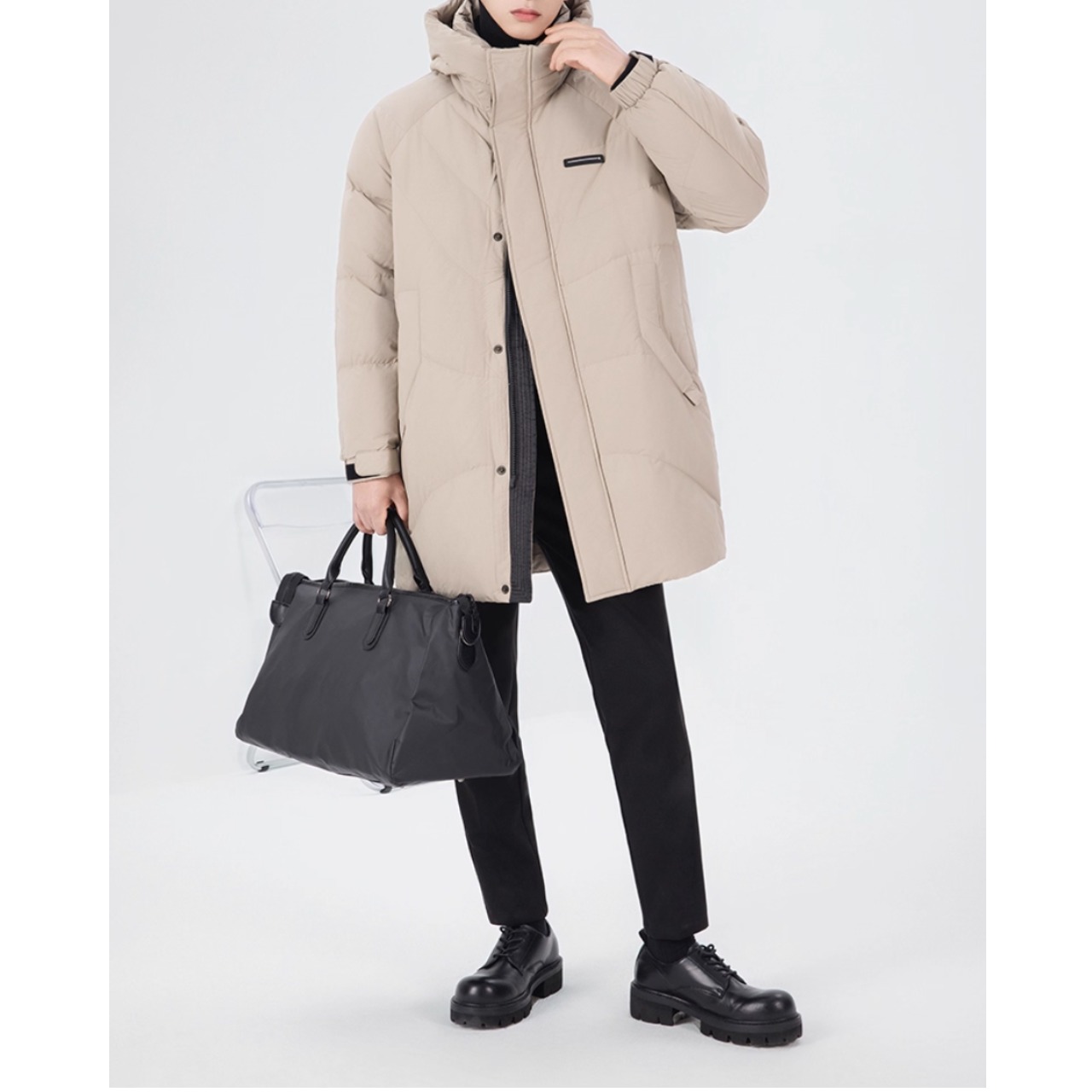 ミドル丈 カジュアルダウンジャケット af0426