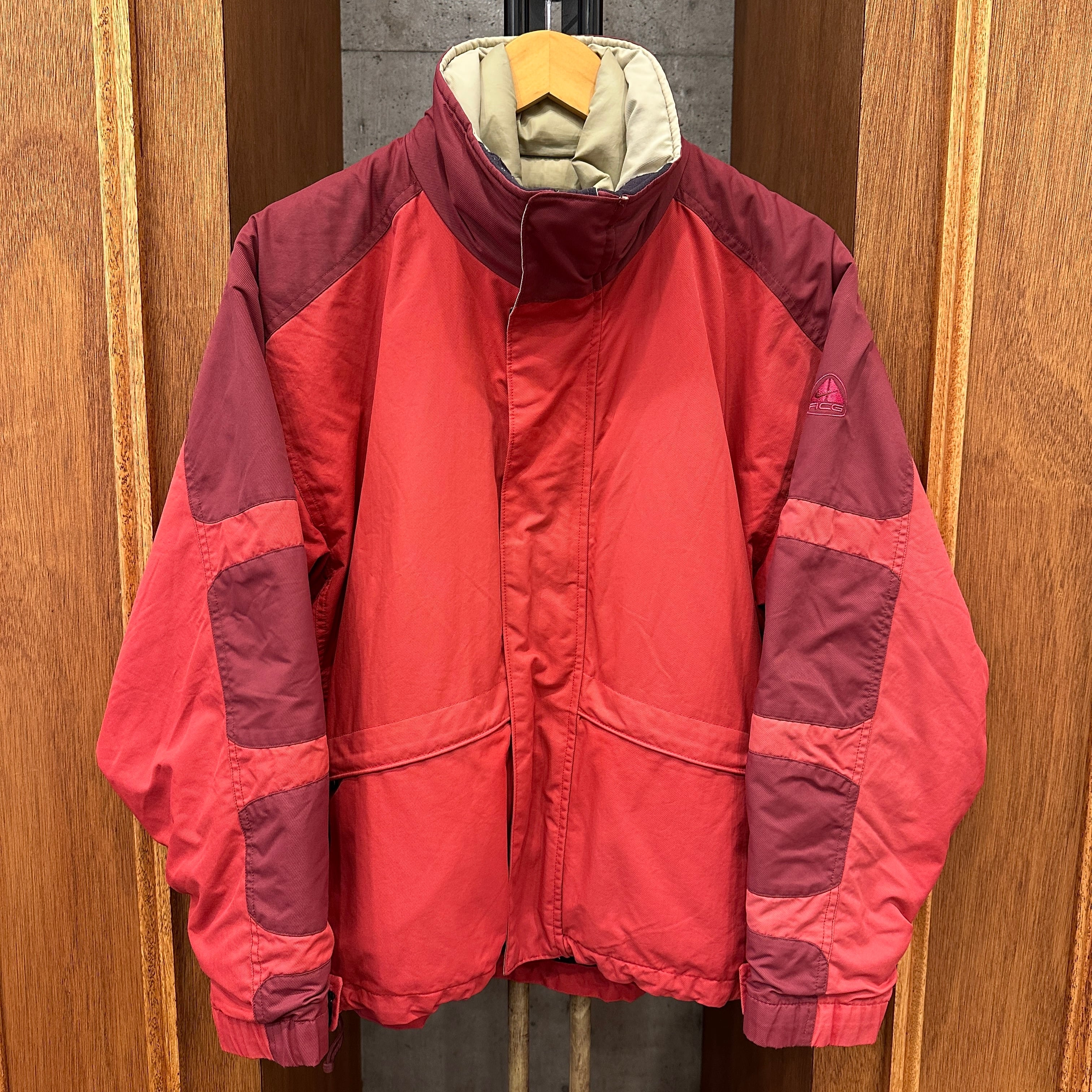 1990S OLD NIKE ACG THERMAL LAYER RED JACKET S ⑧ | safarionline