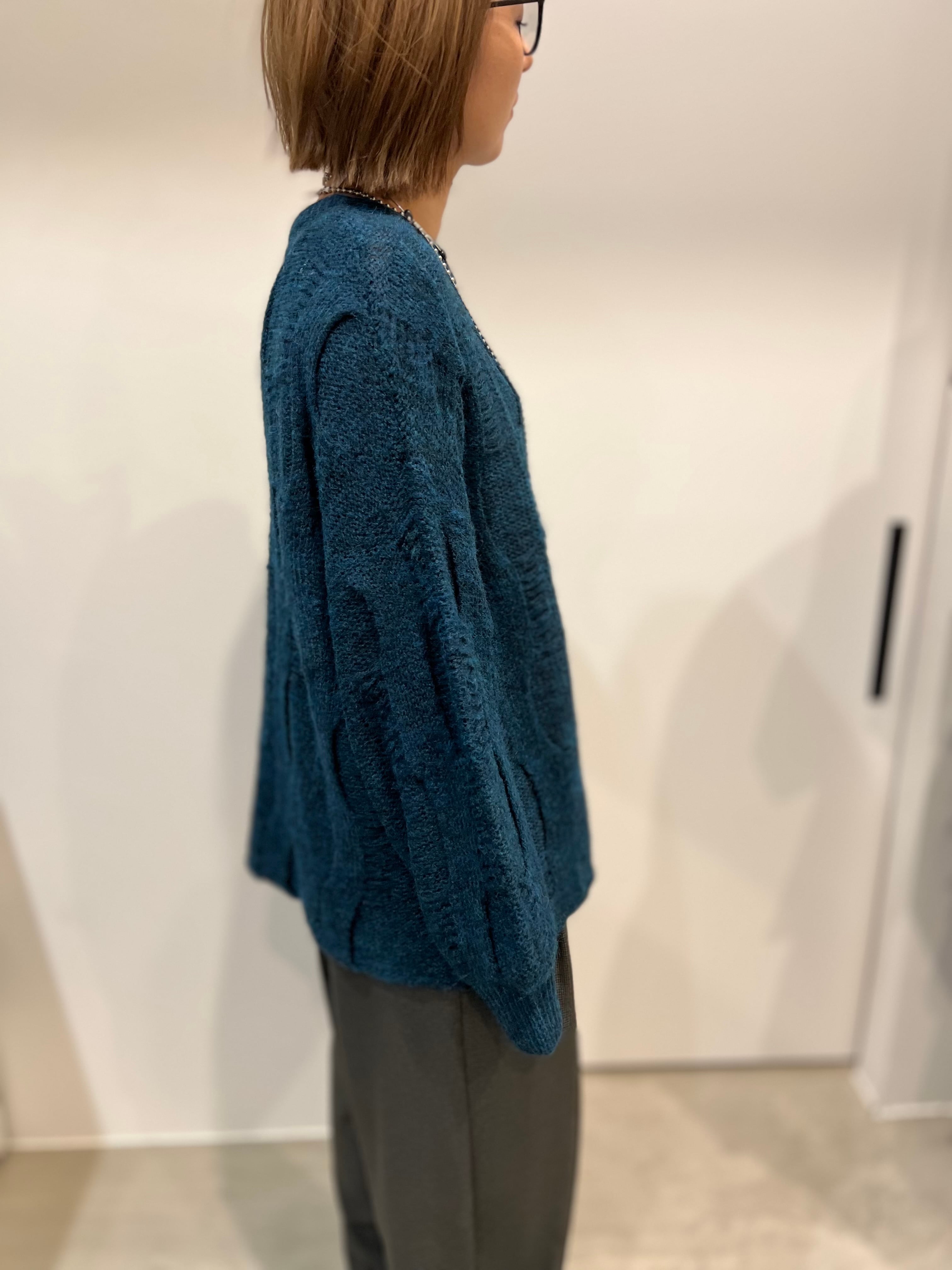 【DONA MARIE】モヘアライク柄ニット 988000