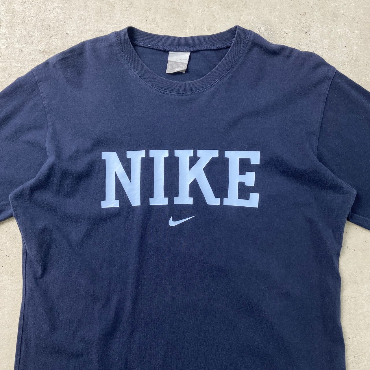 NIKE ナイキ ロングTシャツ ロンT スモールスウォッシュ メンズL 古着