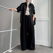 Tie belt wide curve PT/black