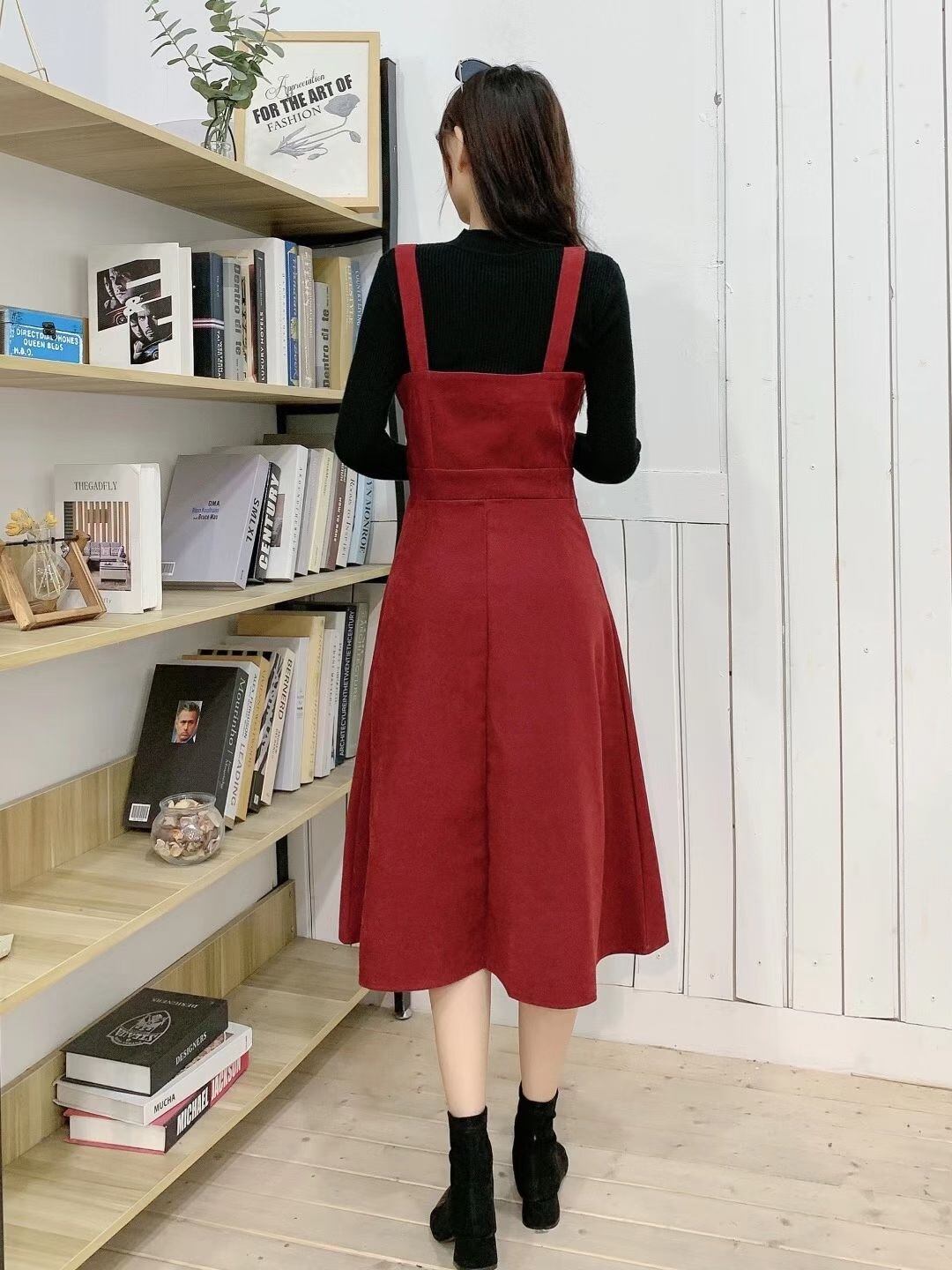 オールインワンフレアワンピース