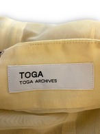 “TOGA” shear pleated skirt