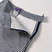 BEAMS GOLF ビームス ゴルフ チェック柄 ミニ スカート サイズ S /レディース/ホワイト×ネイビー