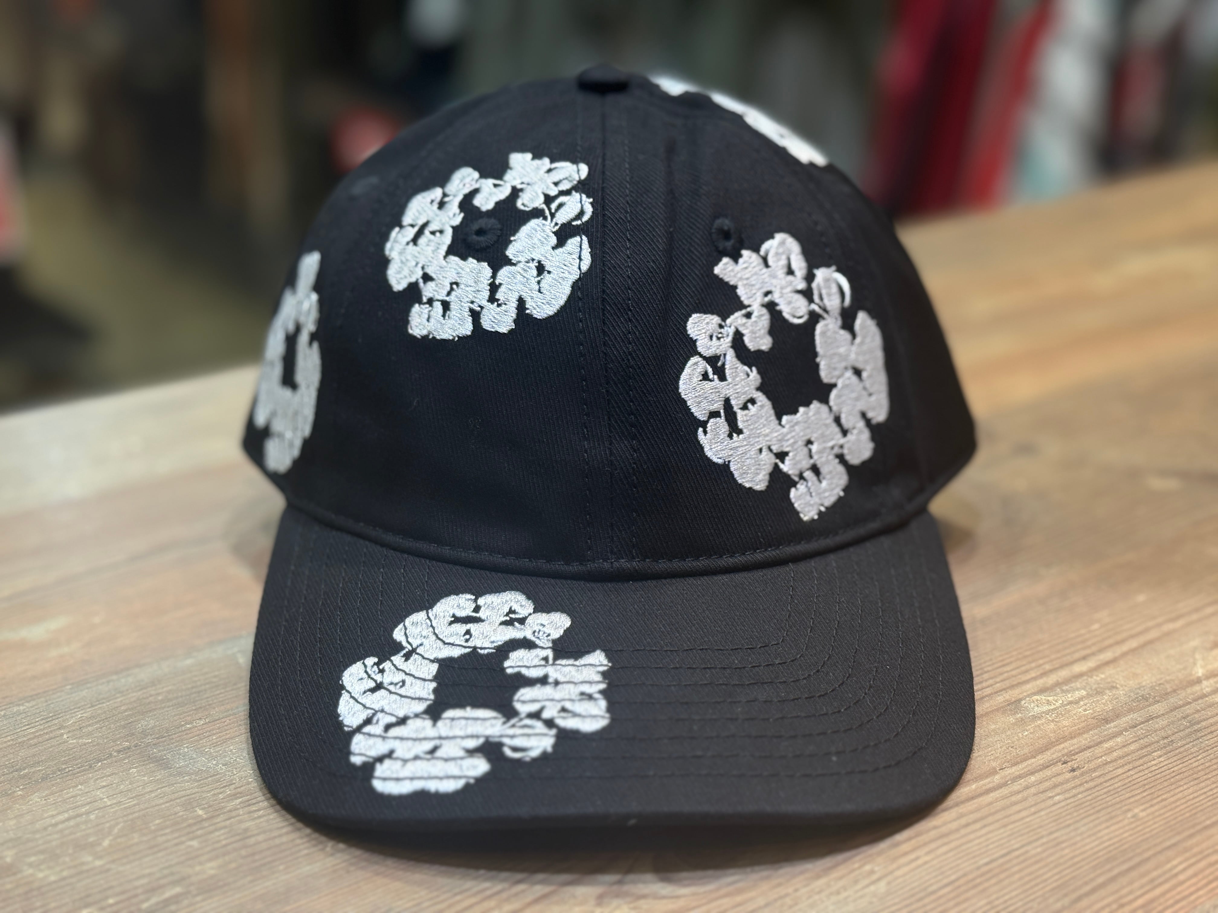 DENIM TEARS】THE COTTON WREATH FITTED CAP BLACK | DRYGOODS COMFORT