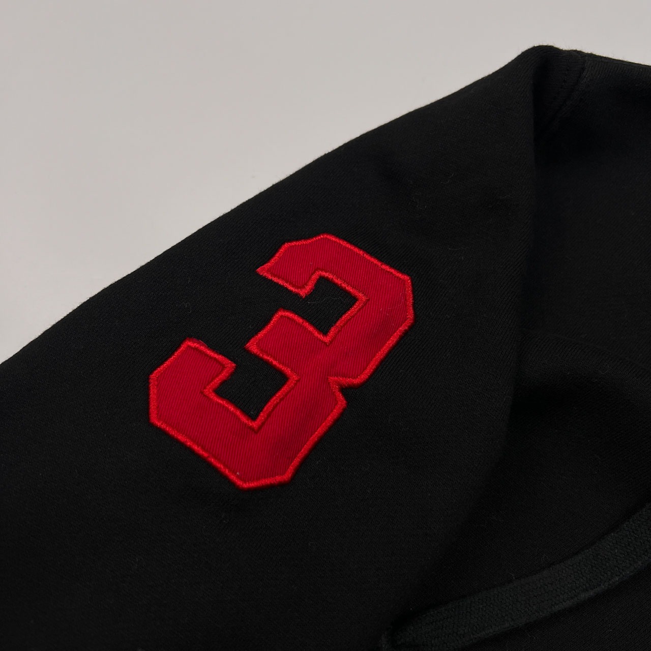 Polo by Ralph Lauren ポロ ラルフローレン ビッグポニー ダブルジップ スウェット パーカー L /ブラック 裏起毛 刺繍ロゴ 袖ゼッケン