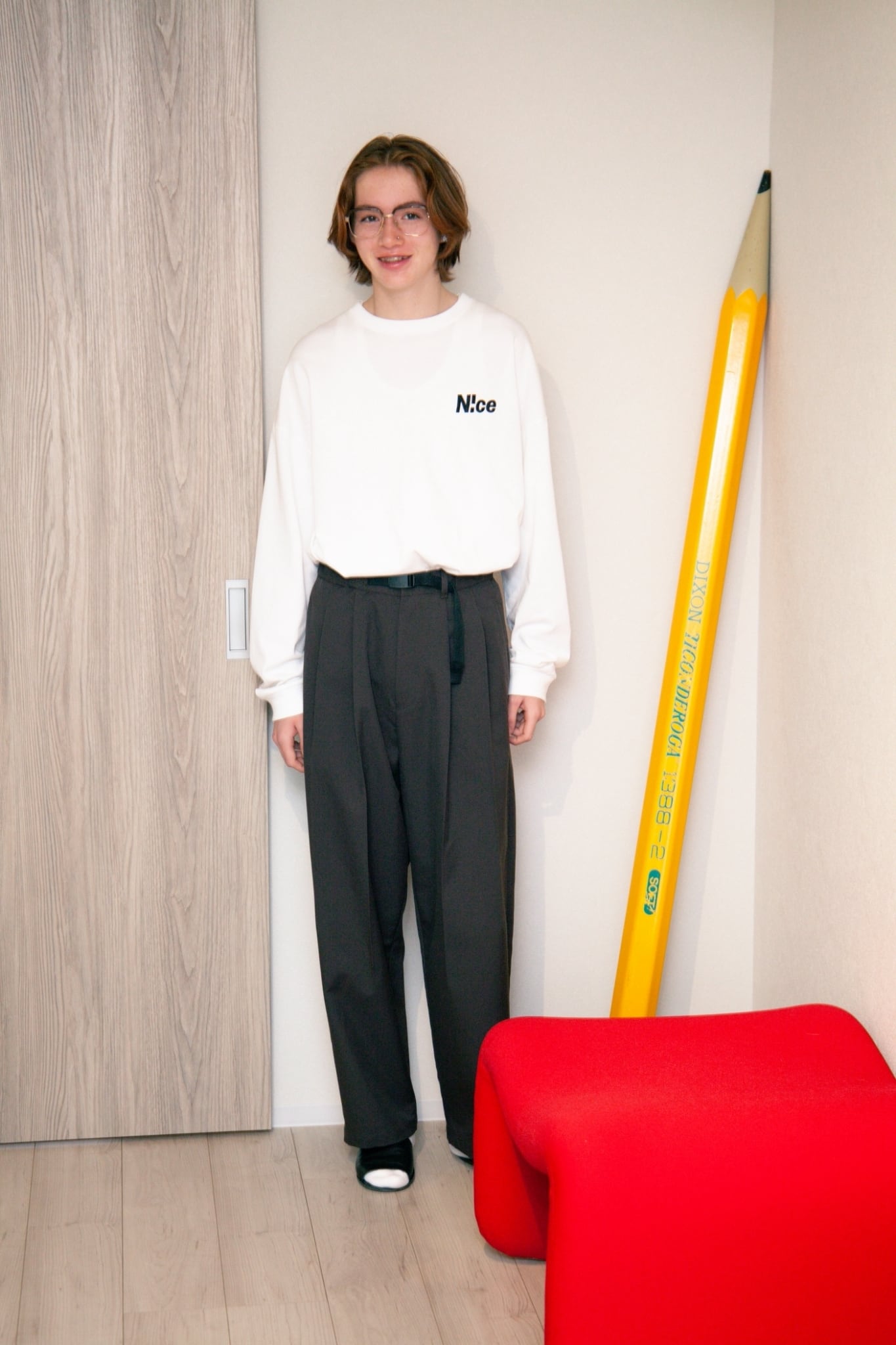 N!ce chino pants（BROWN） | N!ce shop
