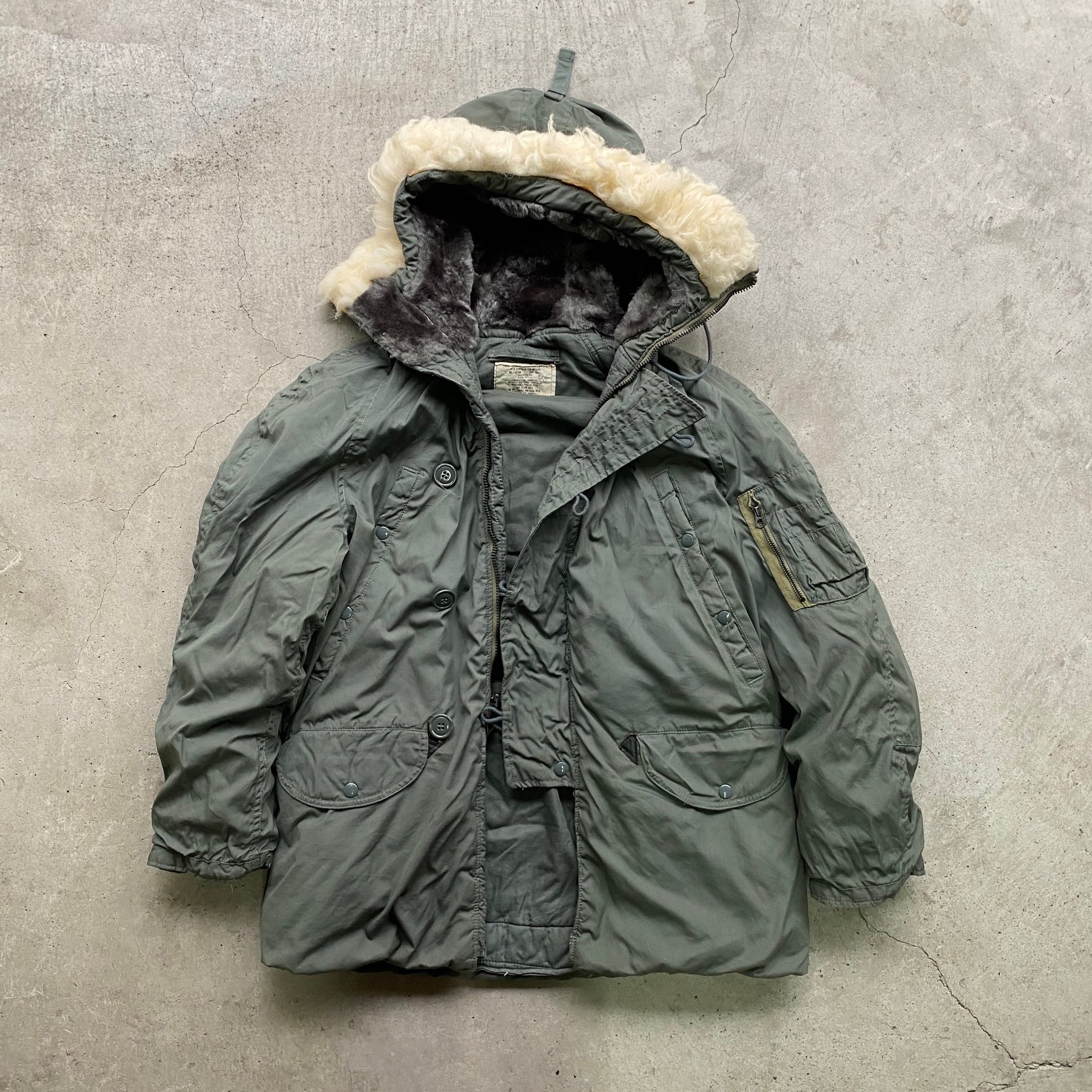 77年納品 70年代 ビンテージ USAF U.S.AIR FORCE 米軍実品 N-3B 