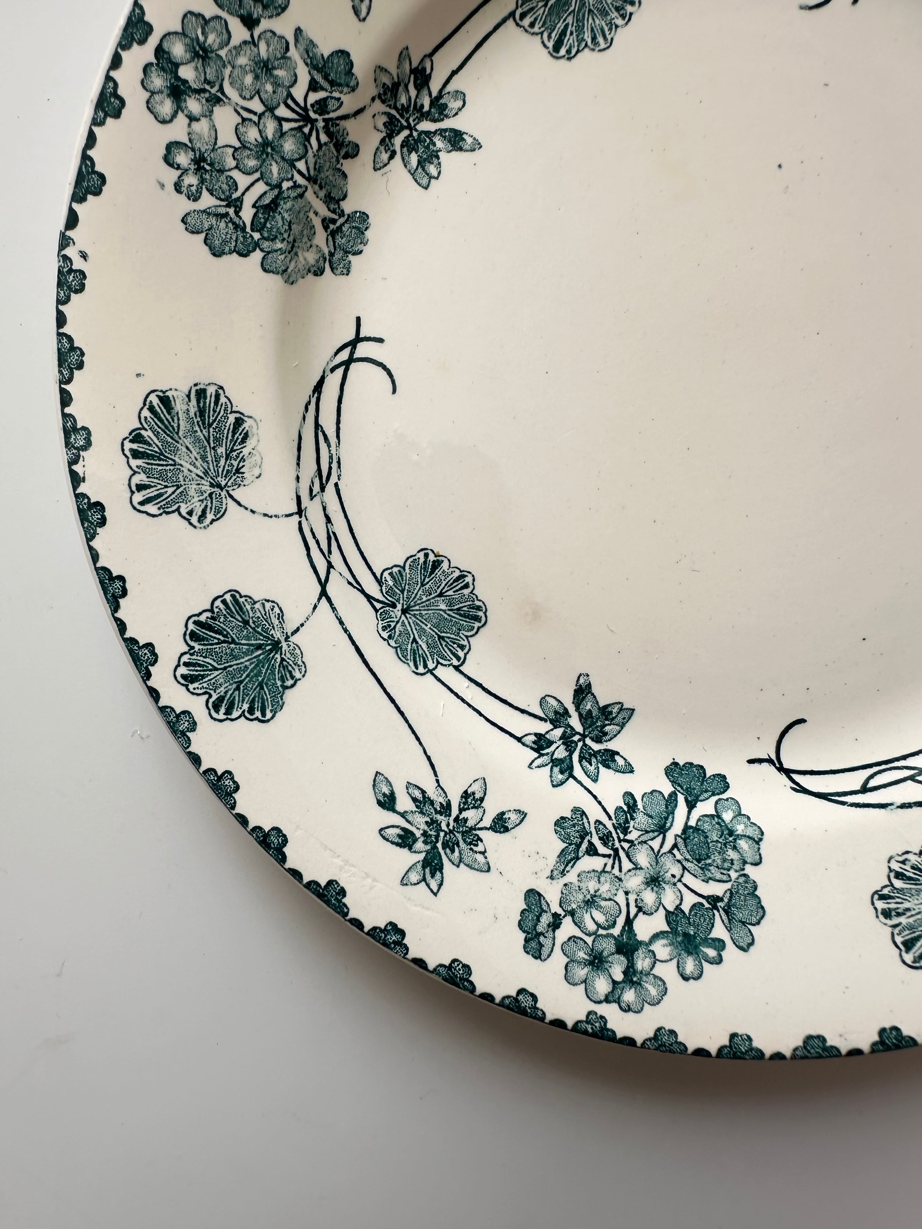 sarreguemines サルグミンヌ ゼラニウム フランス アンティーク