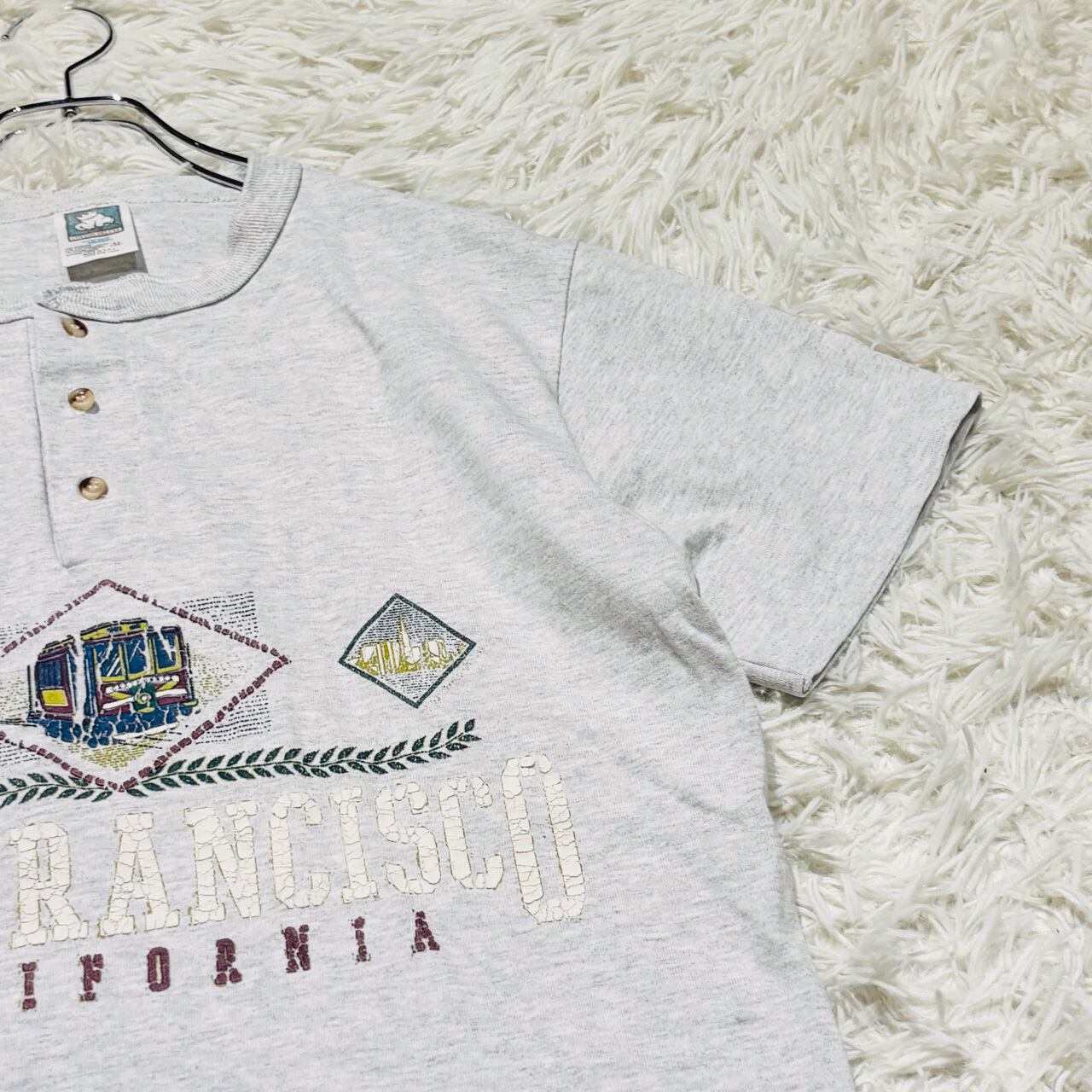 COTTON DELUXE 90s シングルステッチ ヘンリーネックTシャツ | RE:CHOICE.