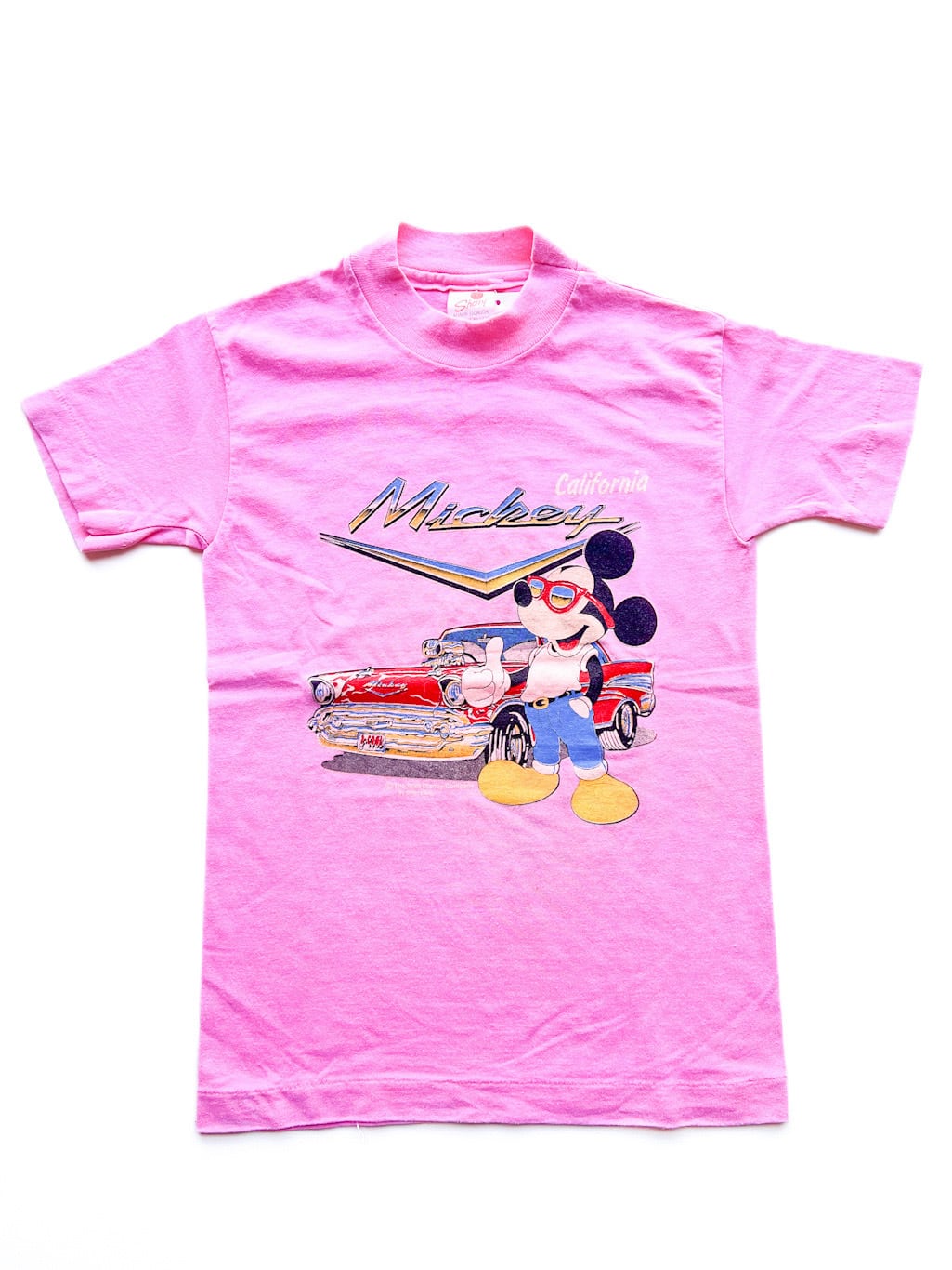 【120cm】VINTAGE 80's ミッキー 半袖Tシャツ【10300】※
