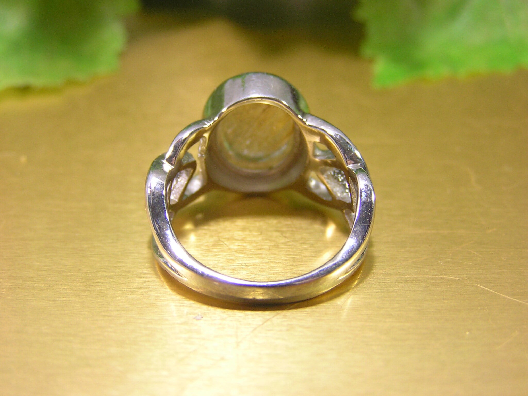 ルチルクォーツ （タイチンルチル）リング 7号 SV925・天然石