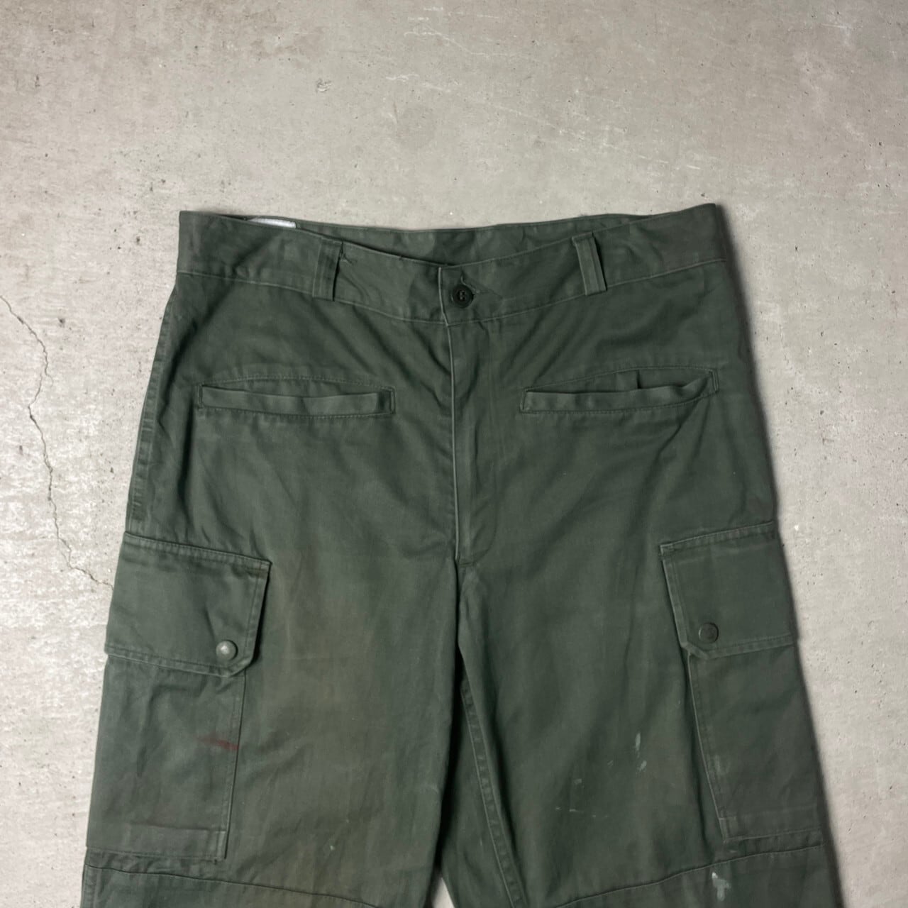 フランス軍 HBT アビエイターカーゴパンツ メンズW32相当 古着