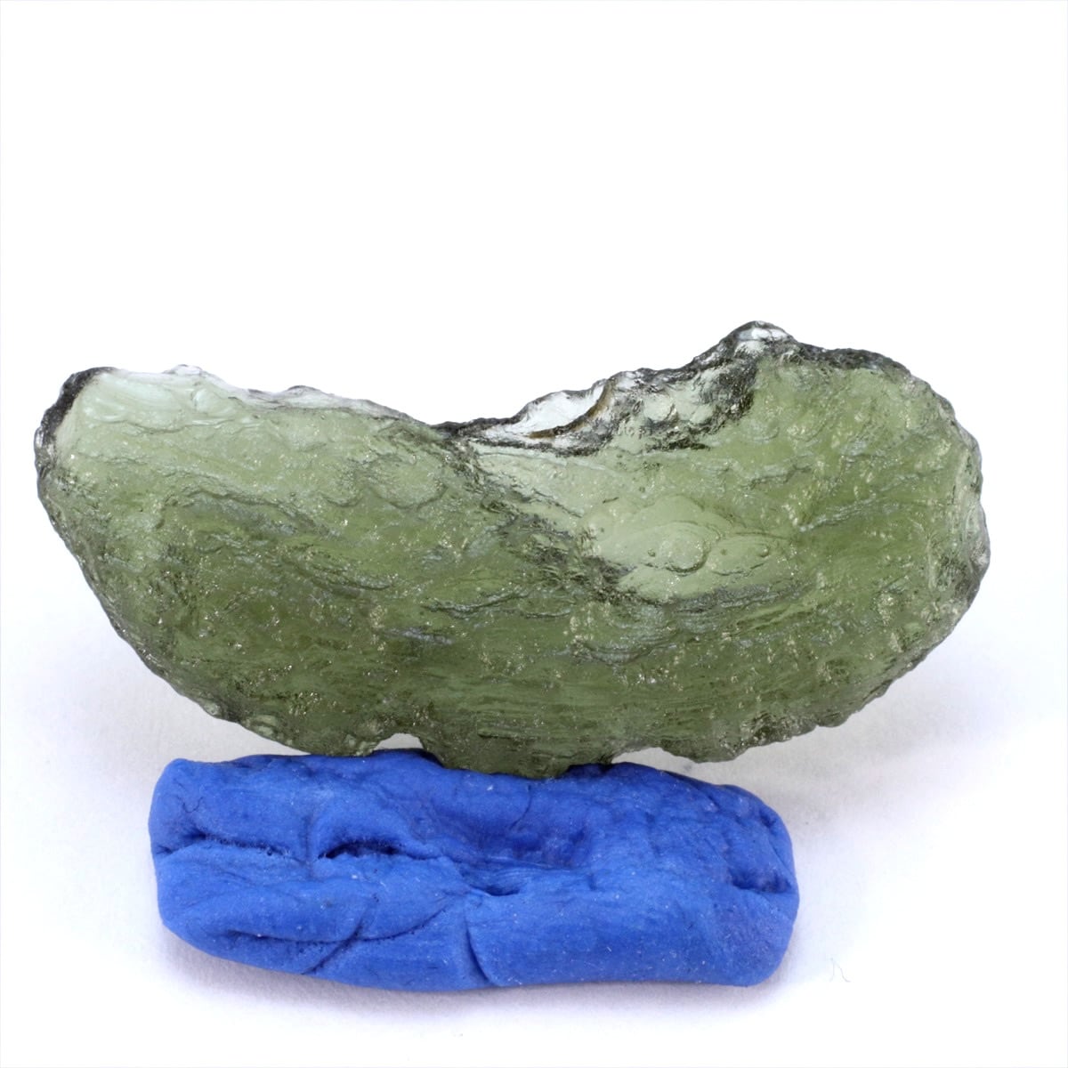 モルダバイト 3.0g 鑑別書付き モルダウ石 テクタイト 原石 標本