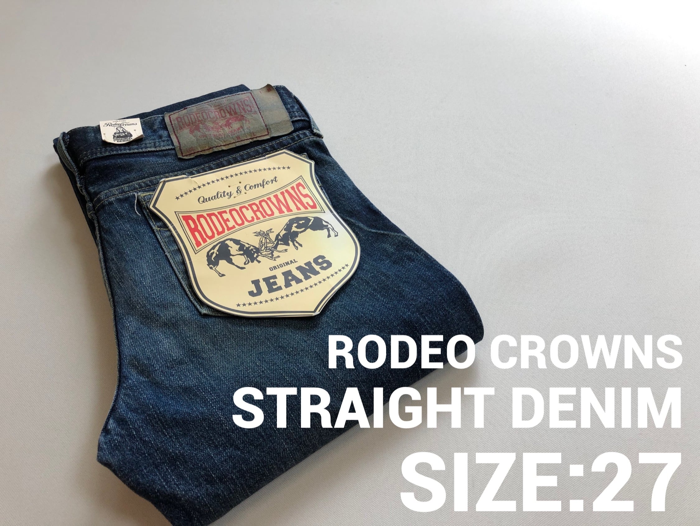 新品27 Rodeo Crowns ストレートデニム 330 - デニム/ジーンズ