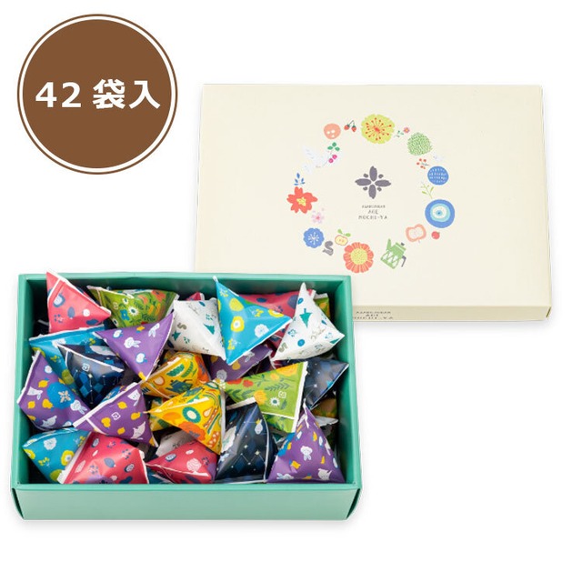 【送料無料】お菓子 ギフト麻布十番 あげもち なないろCocoro 42袋入  お菓子 和菓子 人気 おしゃれ 個包装 ギフト お歳暮 御歳暮 お土産 挨拶 お礼　