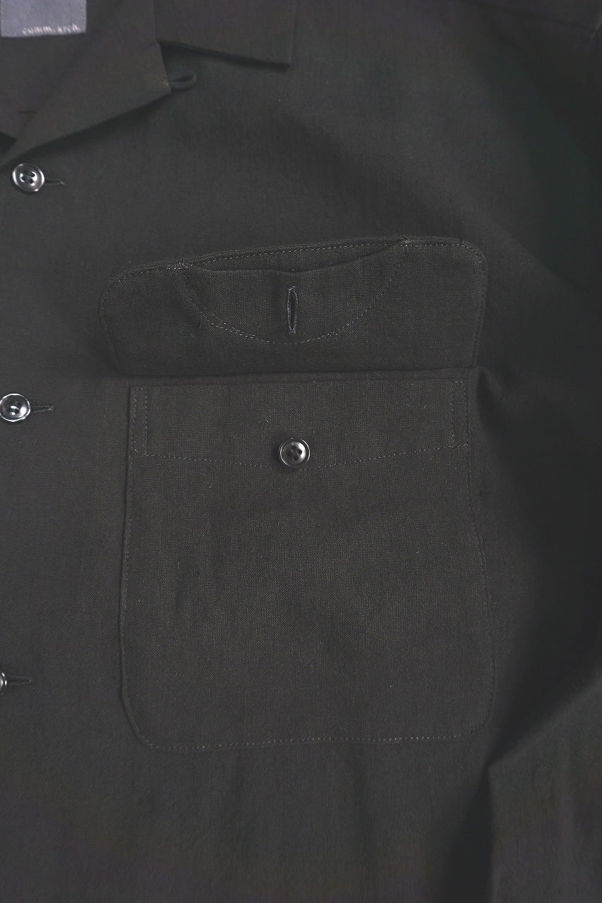 Li. Co. Poplin Open Collar Shirt