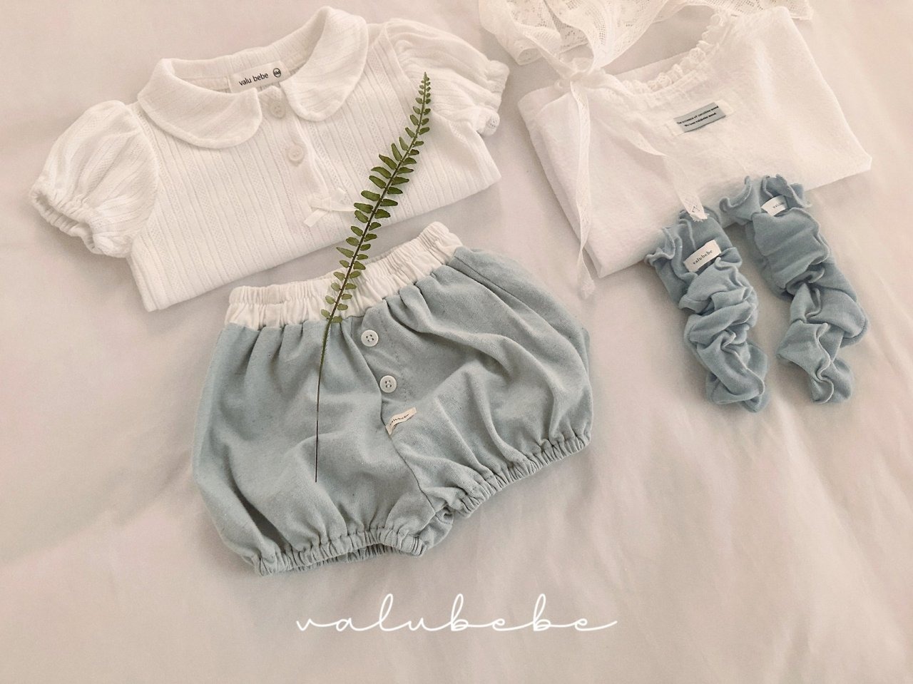 [valubebe] Color-block Button Pumpkin Pants / [벨루베베] 배색버튼호박팬츠