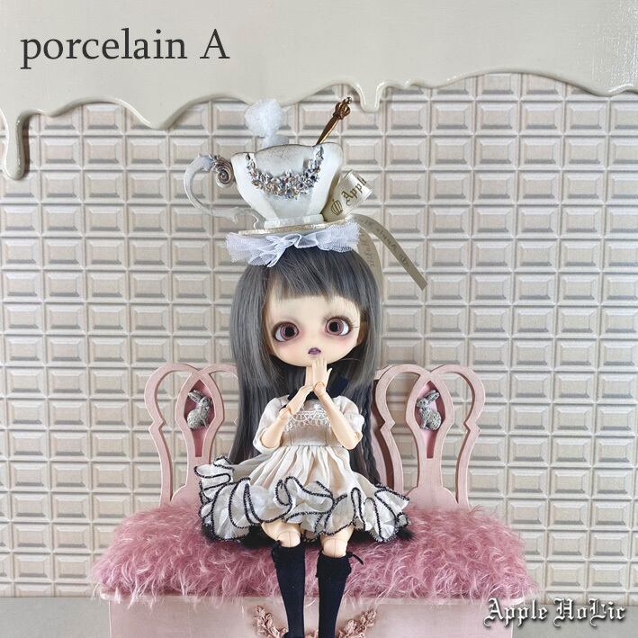 1/6 ドール ハット Tea Cup Hat Porcelain A ポーセリンA | Apple