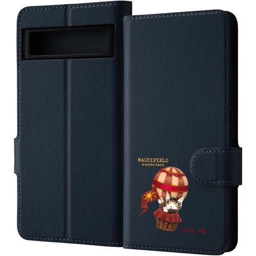 イングレム Google Pixel 7a ケース 猫のダヤン 耐衝撃 手帳型 カバー マグネット ダヤン 気球 2022