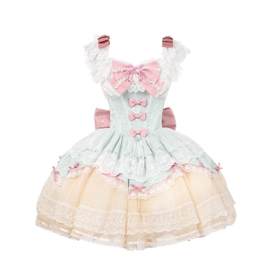 甘ロリ バレエ風JSK パステルチュチュ映え 生誕祭 推し活