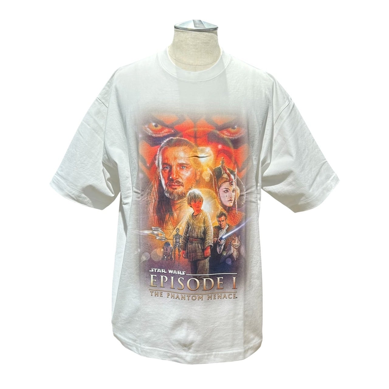 STAR WARS EPISODE I Tシャツ SLICK / STAR WARS Printed T-shirt Episode I White | 【FLAGS