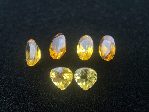 ルース素材6点セット（クリソベリル）