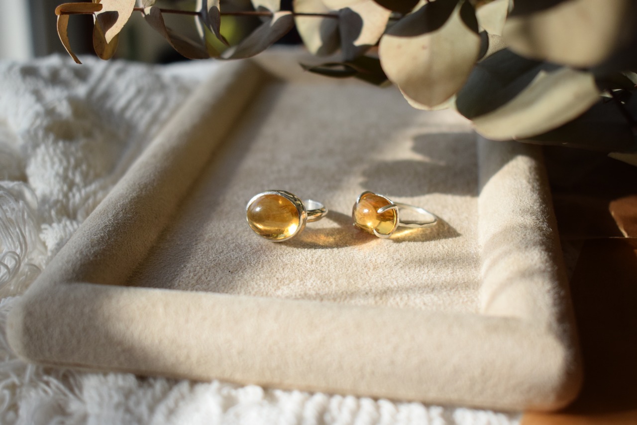＊1点もの＊Citrine ring《silver925》