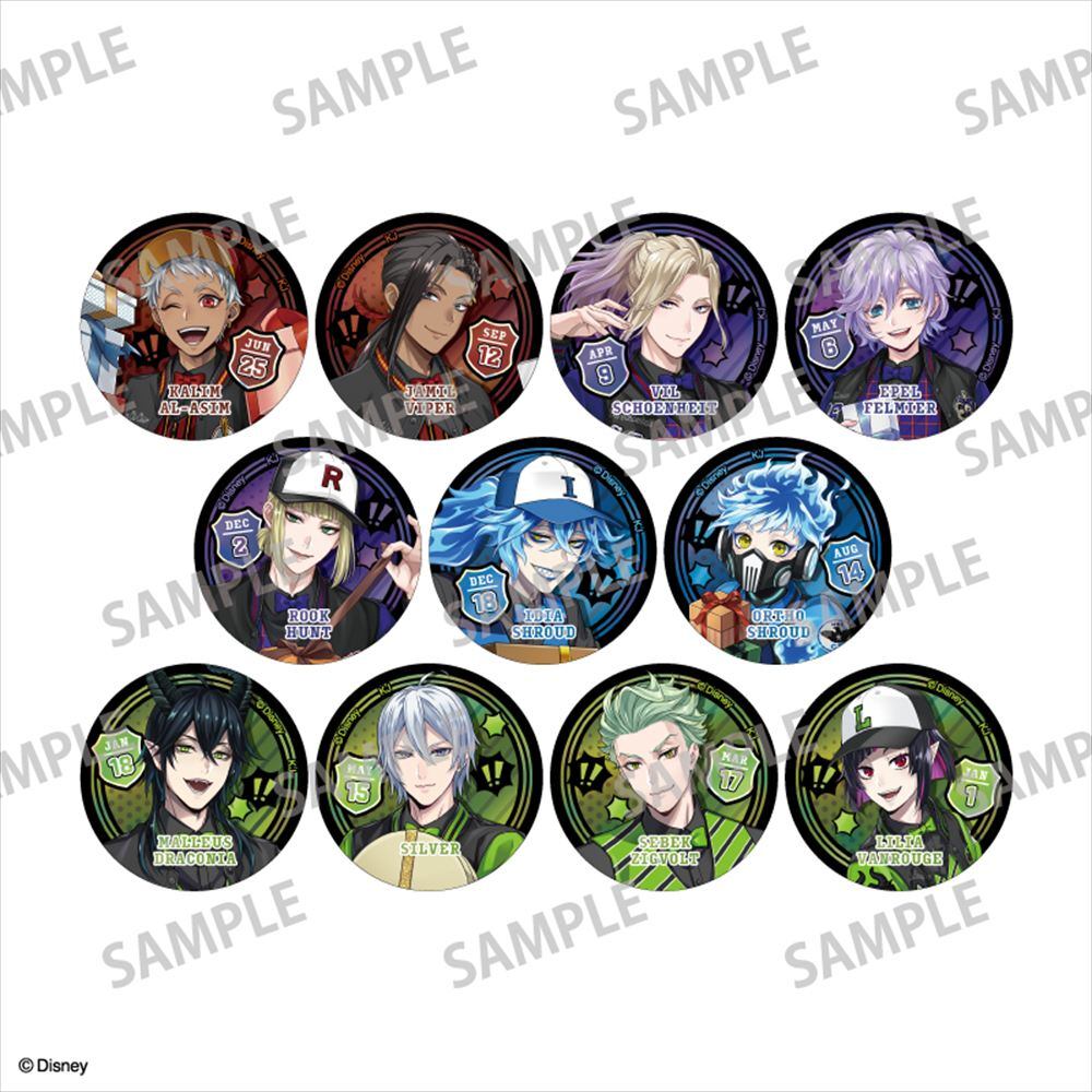 ツイステ ユニオン 缶バッジ ディズニーツイステッドワンダーランド ユニオンバースデーver