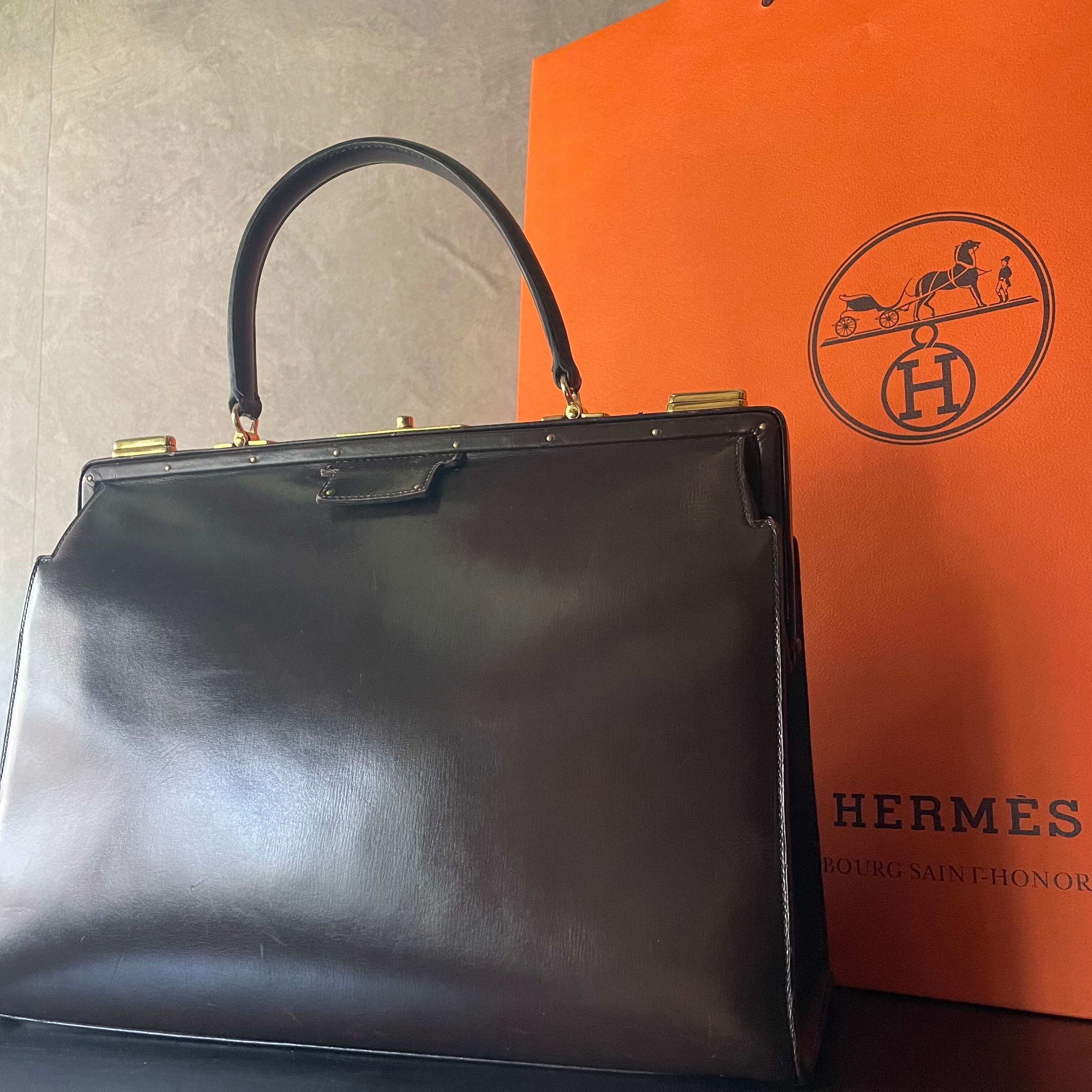 Vintage Hermes Leather Doctor Bag【正規品】 | coussinet（クシネ）