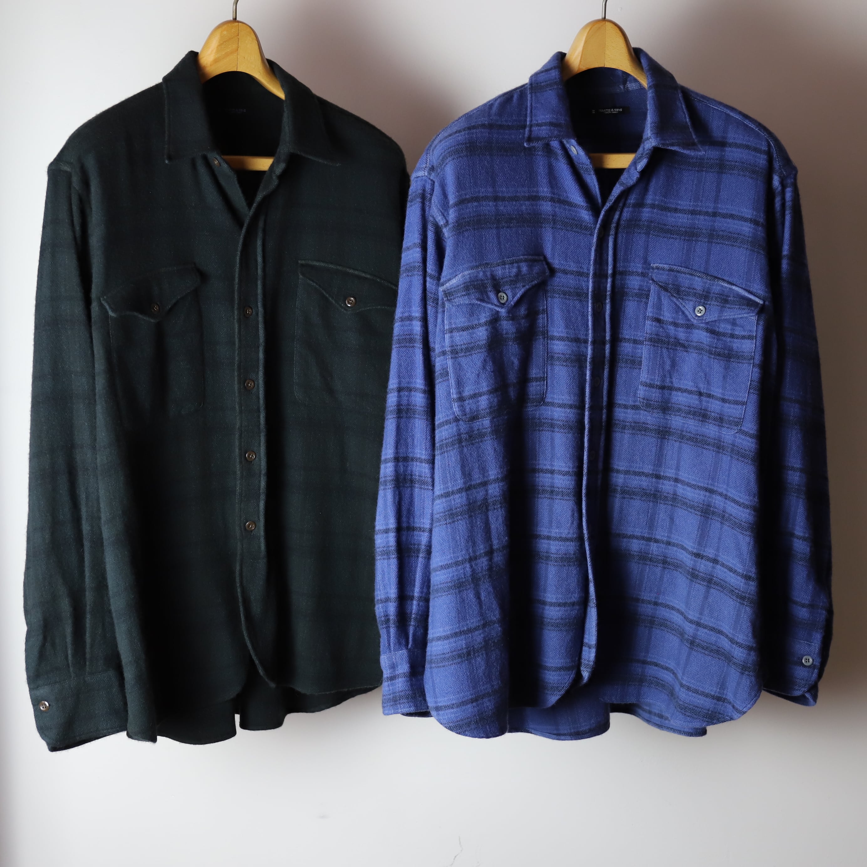 MAATEE&SONS / CASHEMERE NEL SHIRTS / DGREEN | TIBETAN MARKET