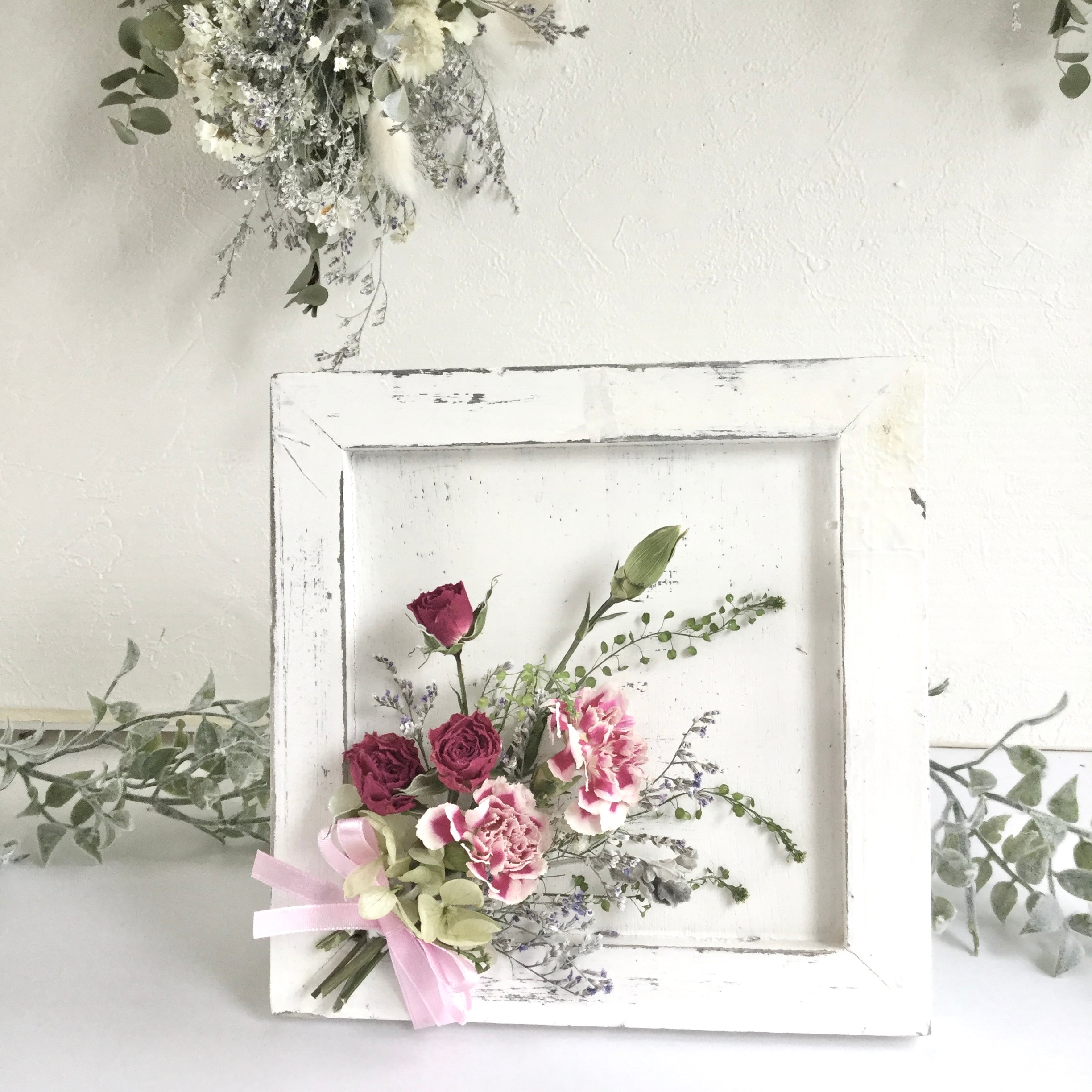 数々の賞を受賞 母の日ギフト 造花カーネーションガーランド ドライフラワー スワッグプレゼント 母の日 Oceanrepublicbrewing Com