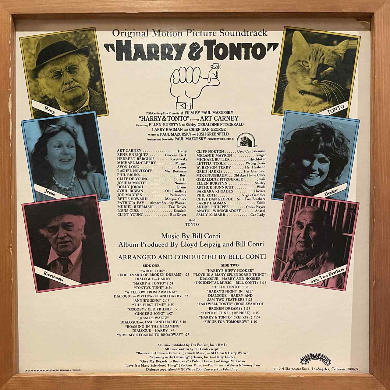 Bill Conti – Harry & Tonto (Original Motion Picture Soundtrack