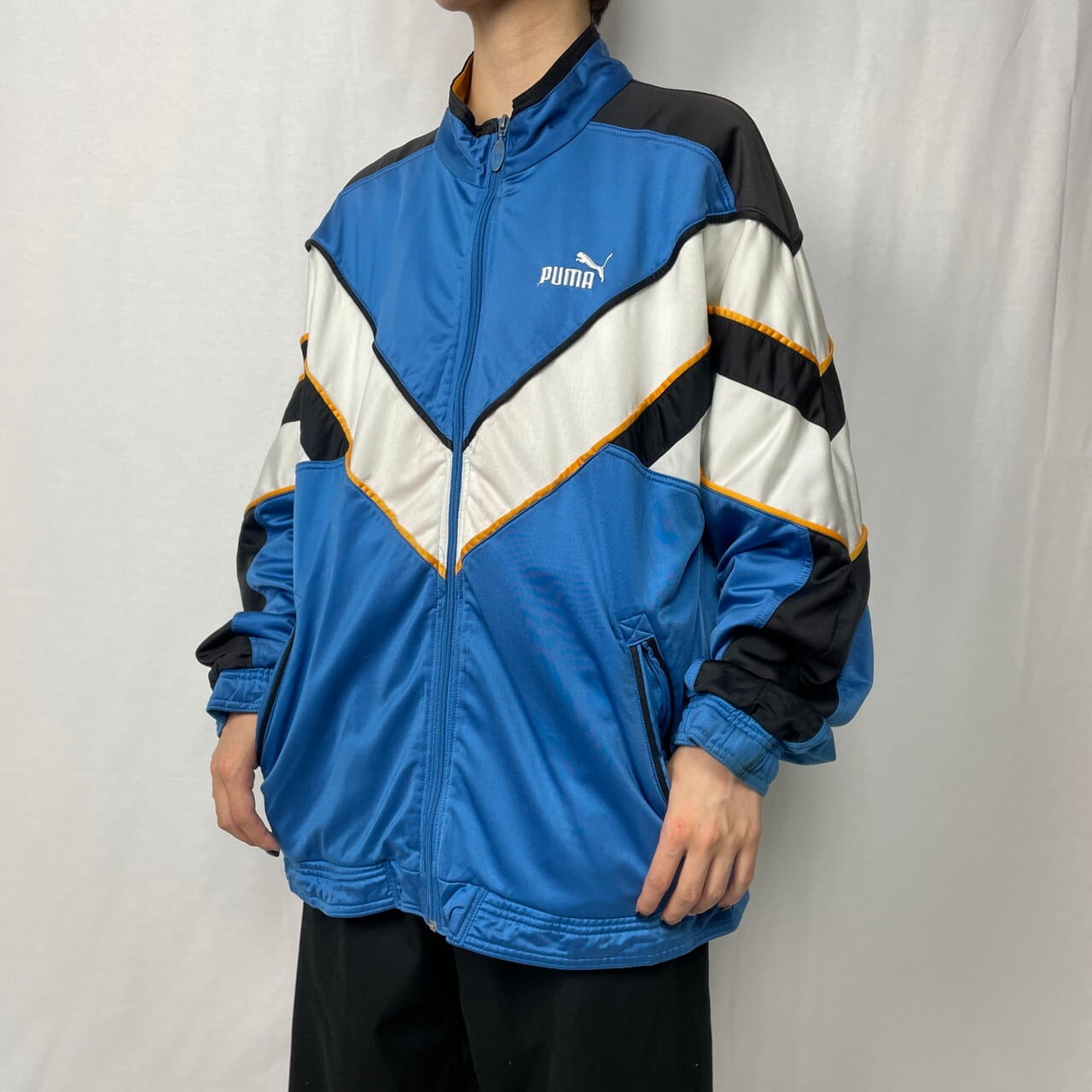 80〜90年代 PUMA プーマ ジャージ トラックジャケット メンズM 古着 