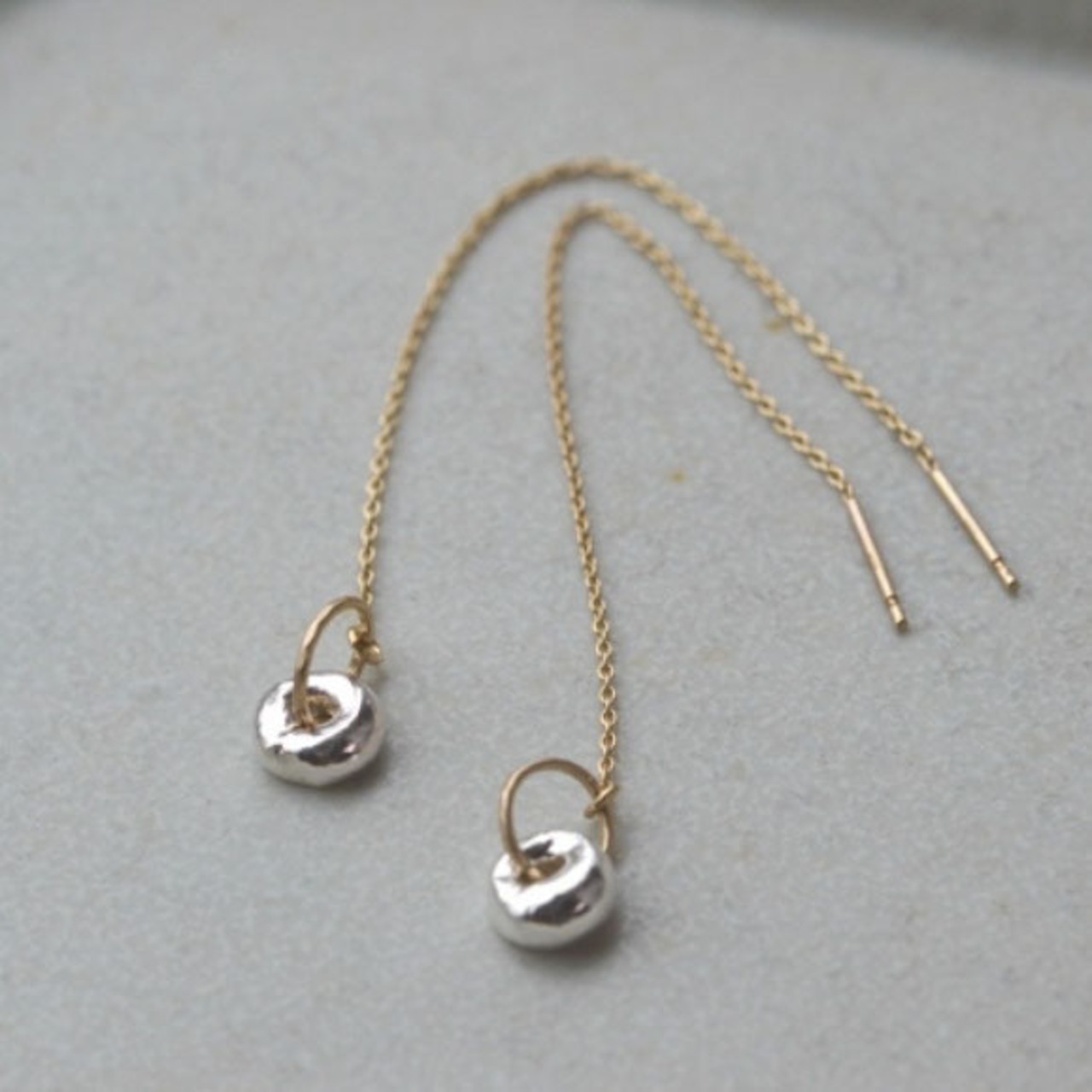 shizuku    　（SV・K10YG）　Pierced　earrings
