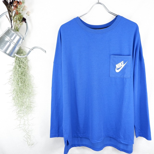 [XL] NIKE Cobalt Blue L/S Tee | ナイキ コバルトブルー ロングTシャツ