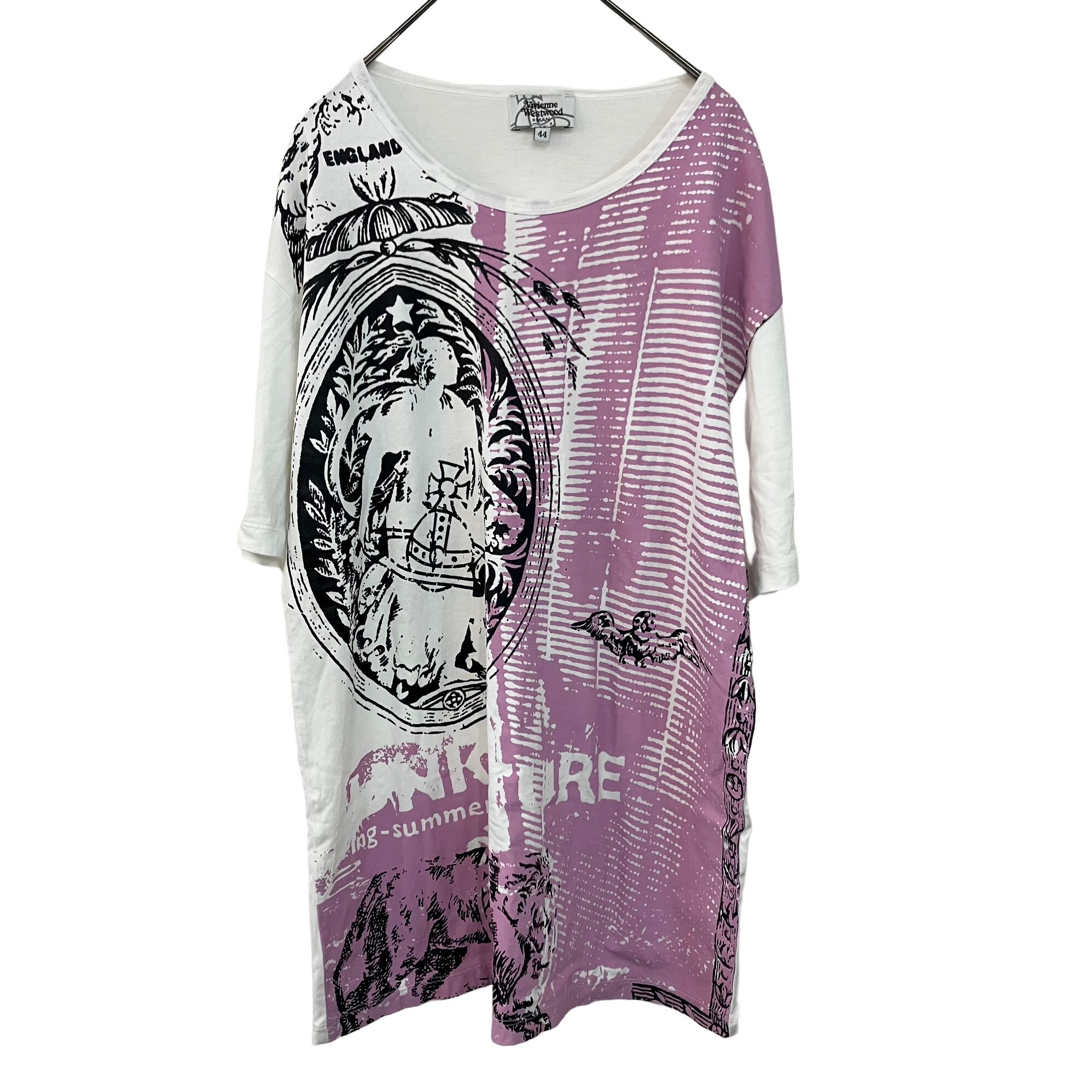 『美品 Vivienne Westwood Orb bird animal big silhouette over size T-shirt』  USED 古着 オーブ バード アニマル 動物 英字 ロゴ ビッシルエット オーバー サイズ Tシャツ | libertereuse powered  by ...