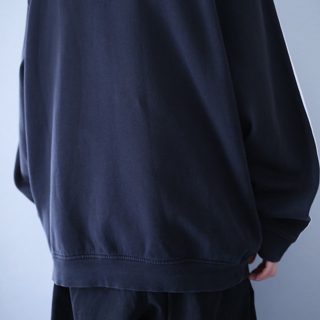 "adidas" one point logo embroidery  loose silhouette track jacket