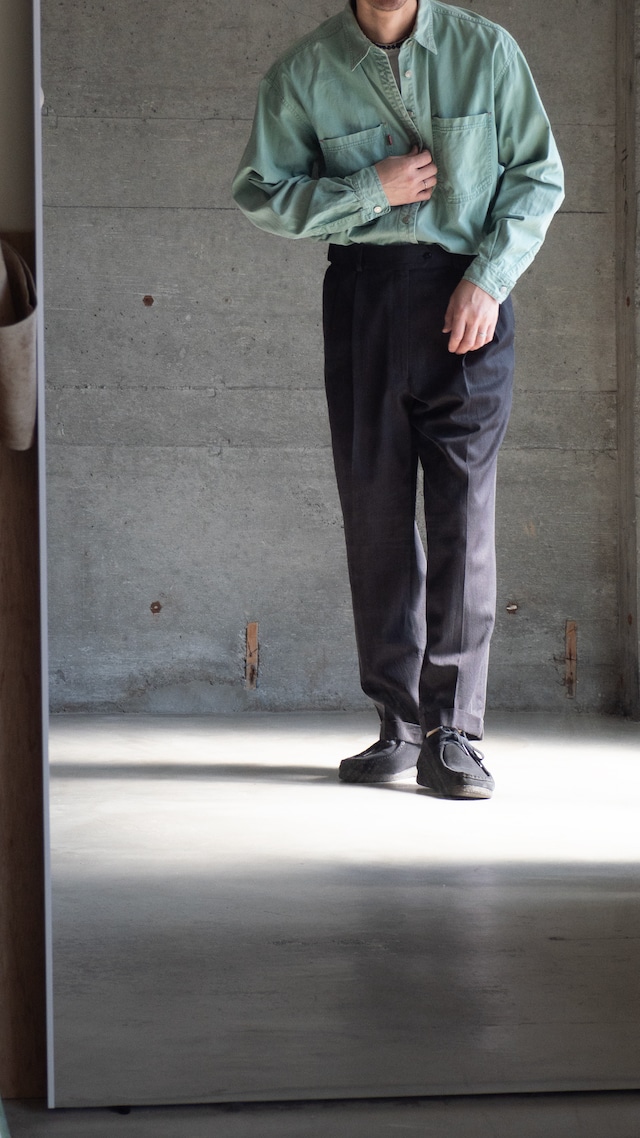 "Levi's" 1990s L.Green denim shirt