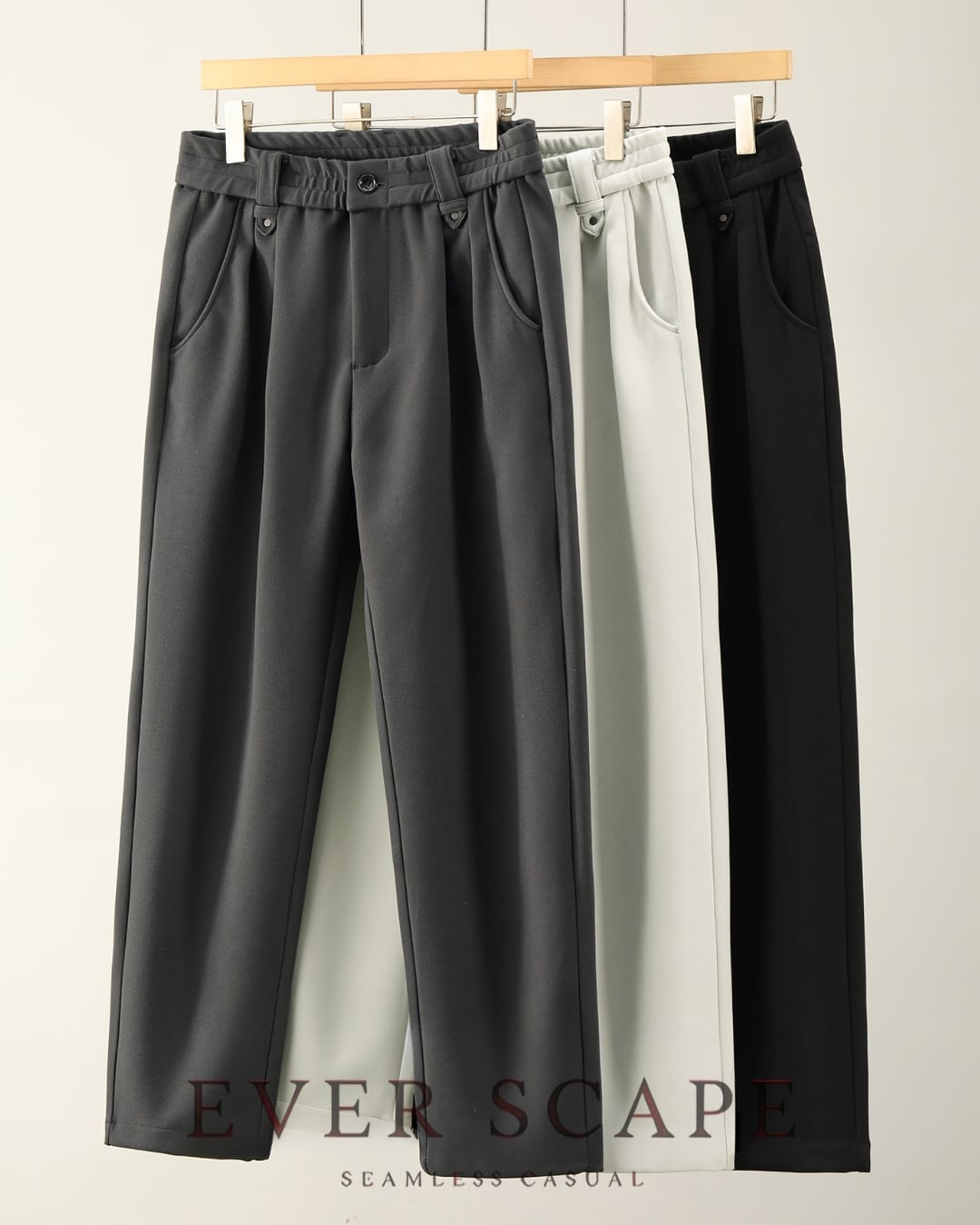 フルレングス テーパードパンツ 3色 A0064