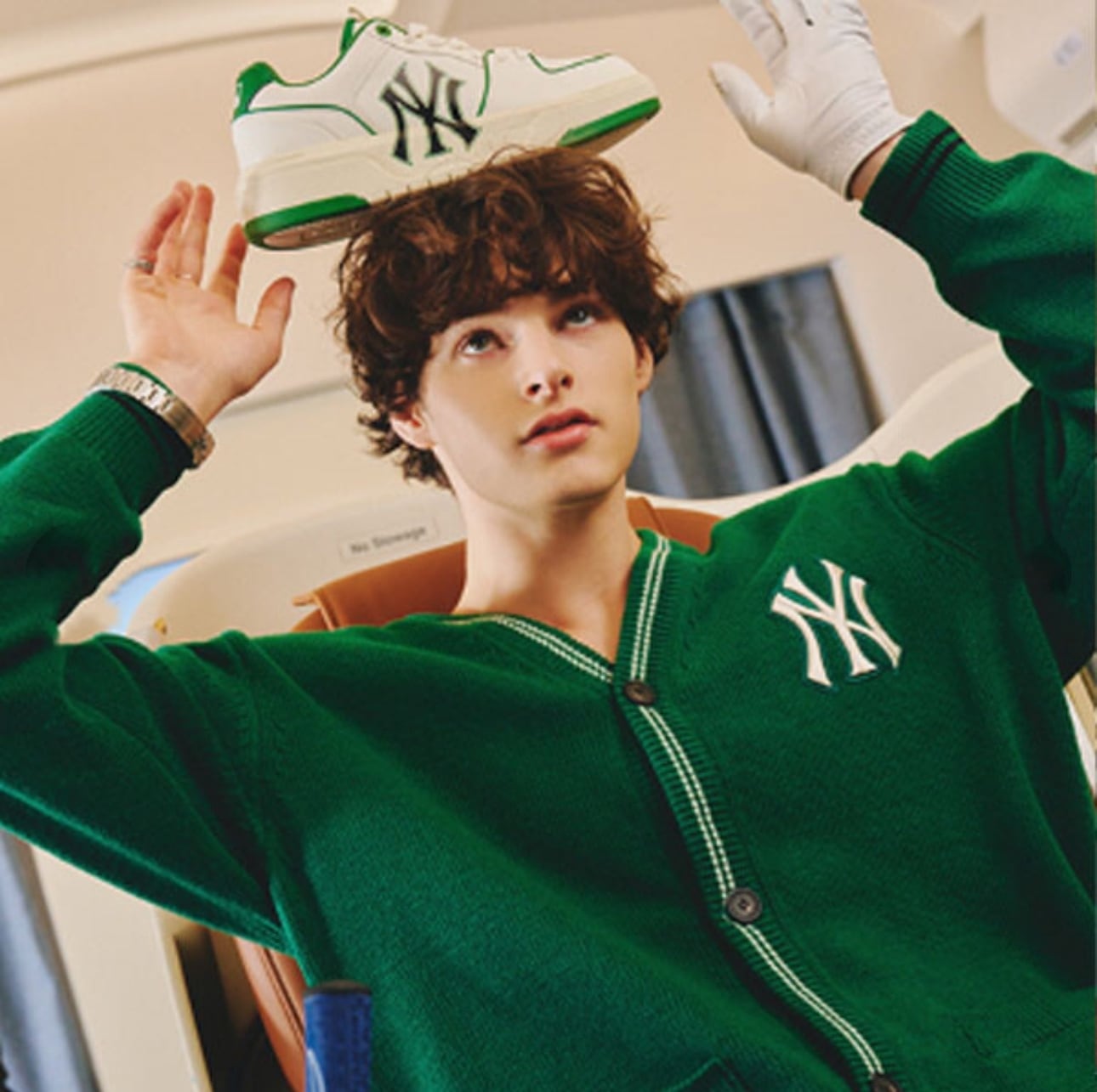 MLB ユニセックスグリーンカーディガン¥25,800+tax(¥28380)