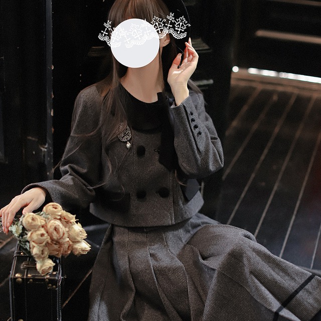 クラロリ アクセサリー 蝶ネクタイ バッジ ファッション小物 新入学 卒業式 JK 制服 控えめ 上品 エレガント｜SEASONZ