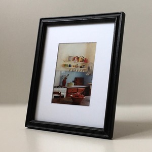 クラシカルなフォトフレーム Black Wood（26cm）｜Classic Photo Frame