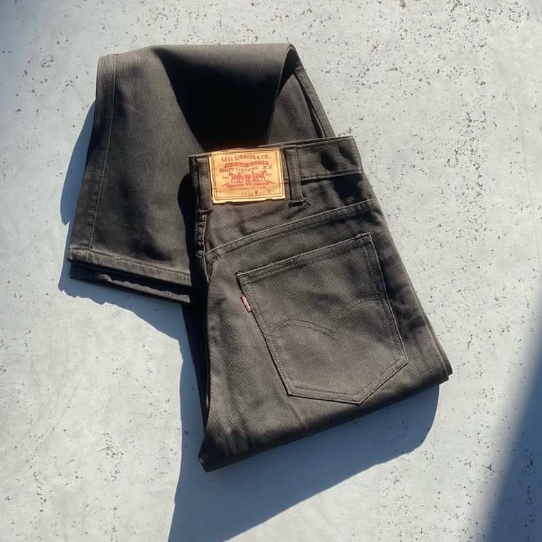 黒ピケ】60's Levi's 5200 Black Pique Pant “BIG E” | 下北沢SPiKe＆SPiCe