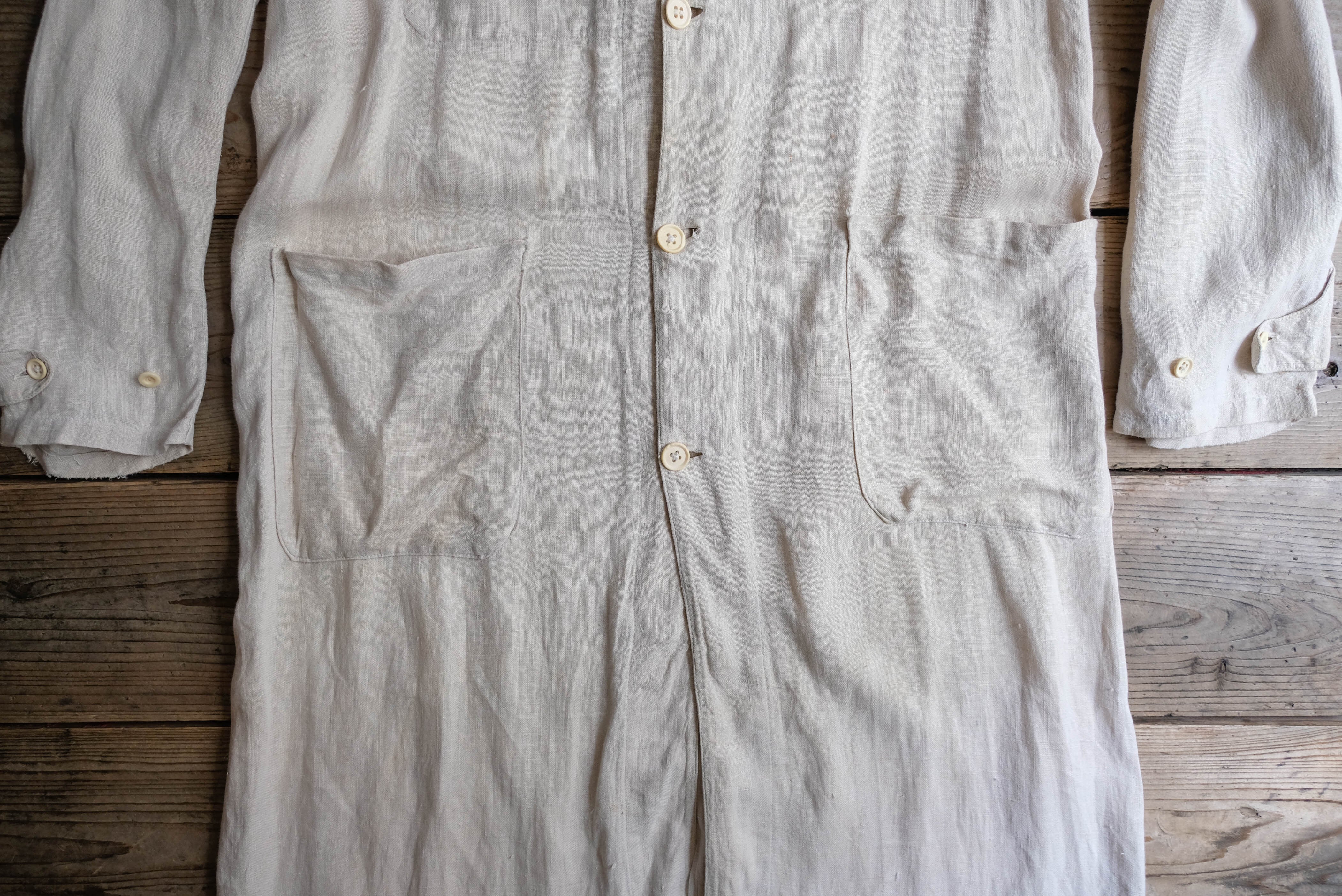 1930s〜 フランス リネンのダスターコート | militaria & encore