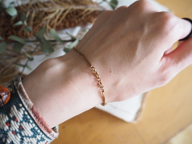 1980's ~ 1990's  K18KGF Vintage bracelet