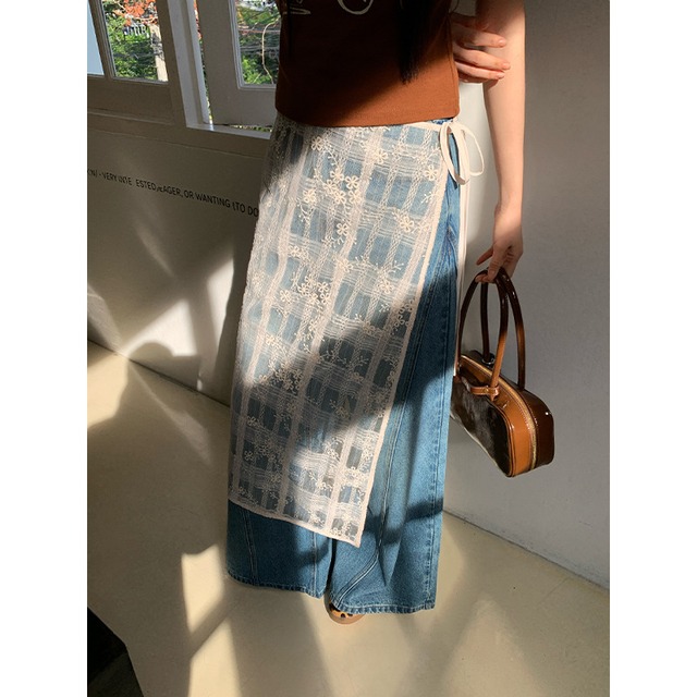 レイヤード ラップスカート 52BS27