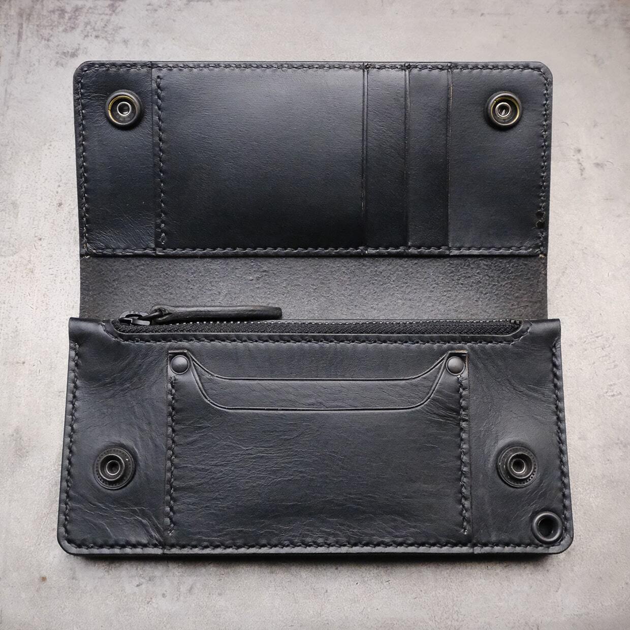 トラッカーウォレット T4 クロムエクセルBK-G | B.G. MANUFACT