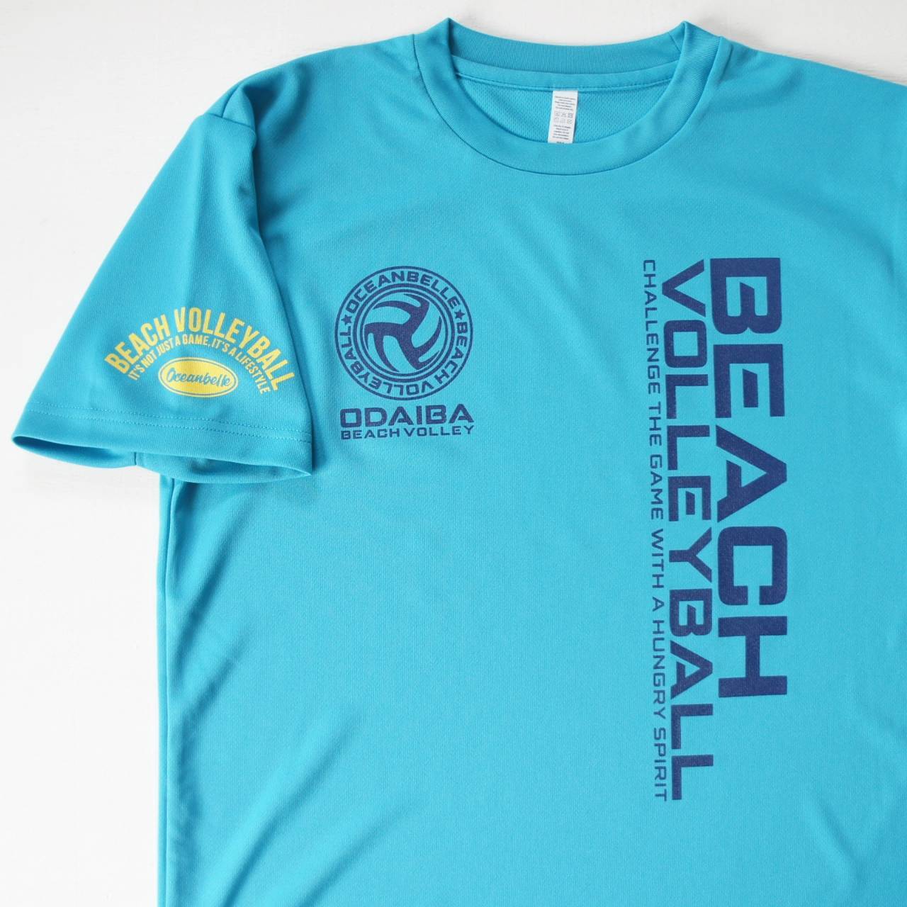 ドライTシャツ ODAIBAｰBeachVolley.2026.ver1 (ターコイズブルー