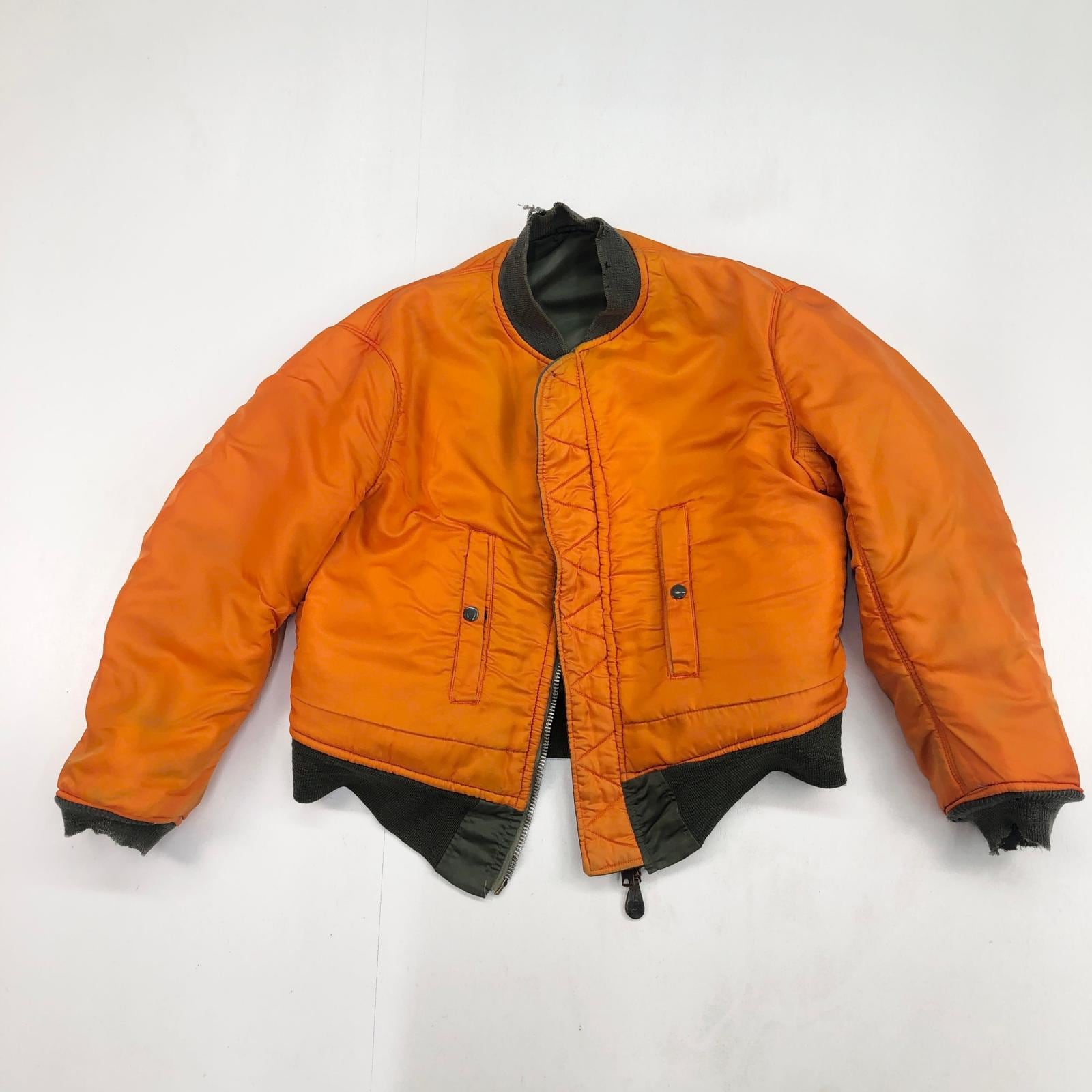 アルファ U.S. AIR FORCE MA-1 フライトジャケット MADE in USA MA-1 ALPHA INDUSTRIES PILOT FLIGHT JACKET US AIR FORCE